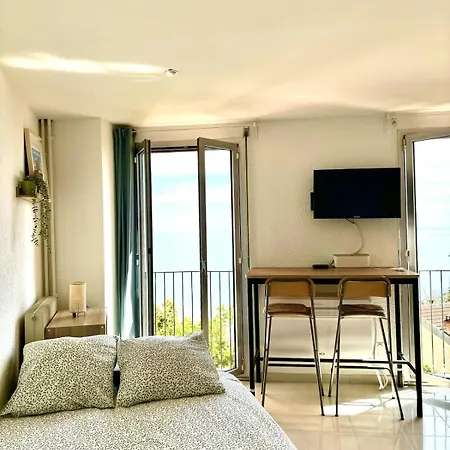 Sea View 5 Minutes From Monaco And The 아파트 카프다일