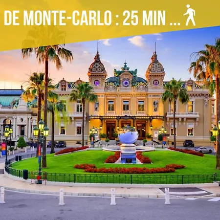 Apartment Sea View 5 Minutes From Monaco And The