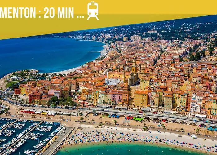 דירה Sea View 5 Minutes From Monaco And The